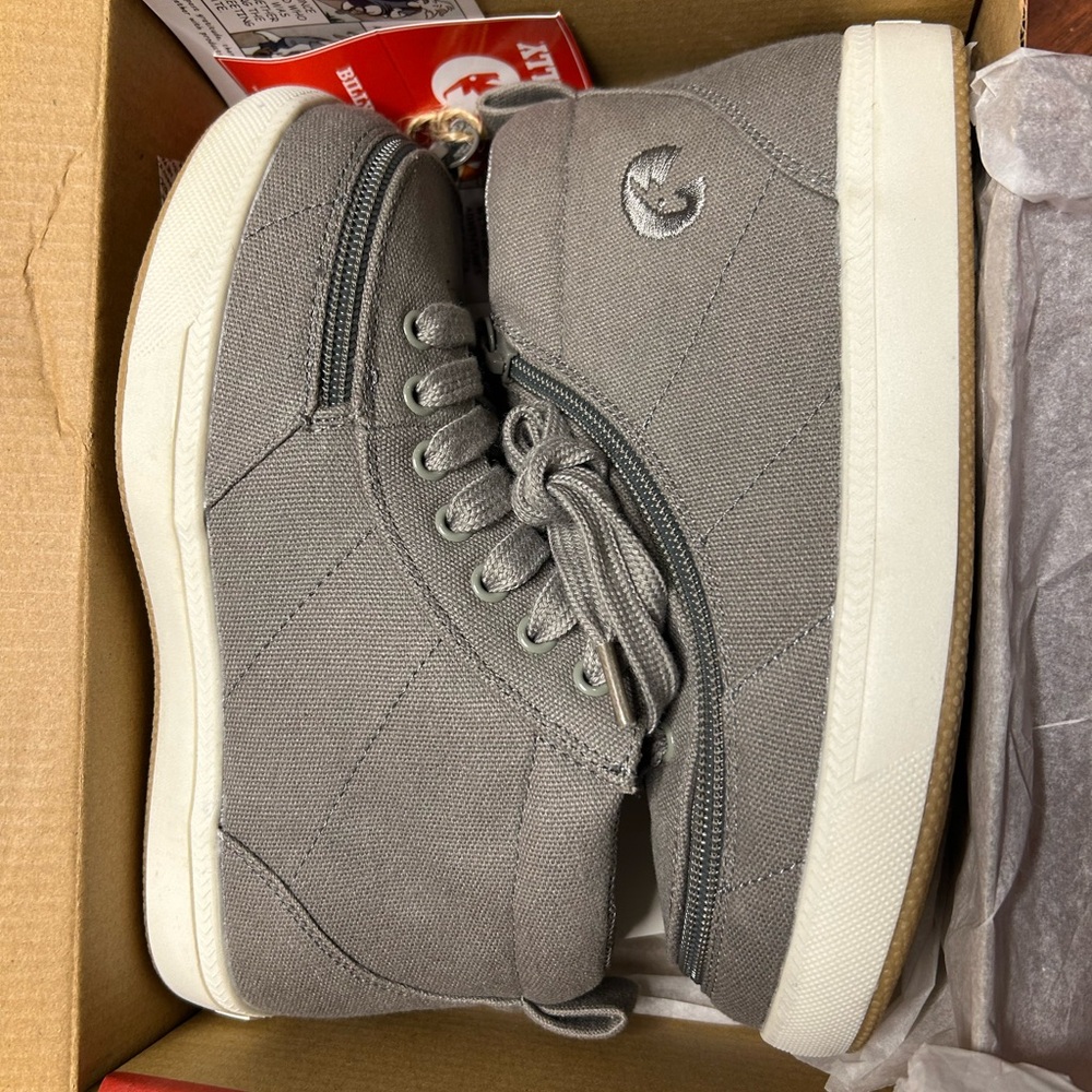 Casual Gray High-Top Sneakers - Billy’s Shoes